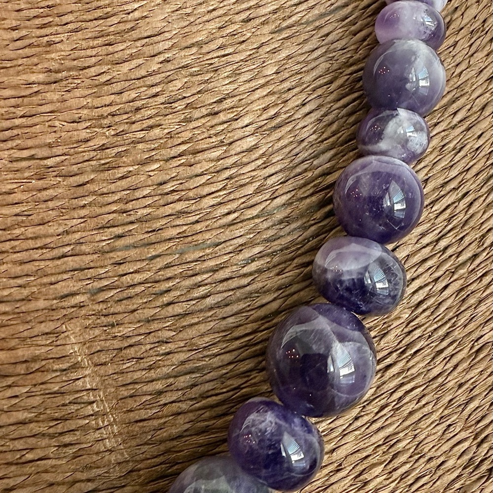 Jay King Graduated Amethyst Bead and Sterling Silver Necklace - Picture 4 of 13